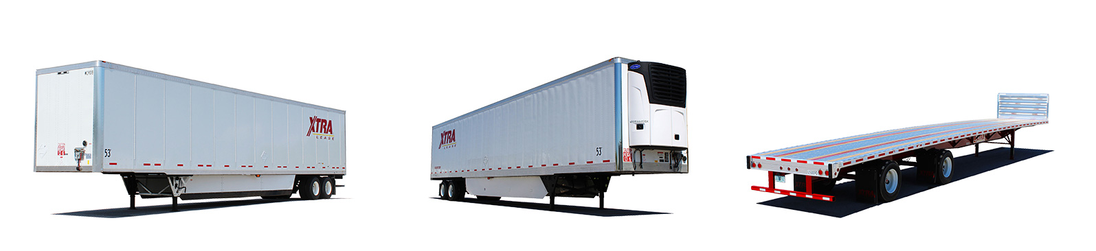 Dry Vans, Reefers, and Flatbeds